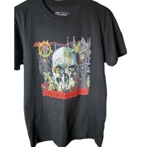 Slayer South Of Heaven Band Tour Promo T Shirt Adult Medium Black Mens